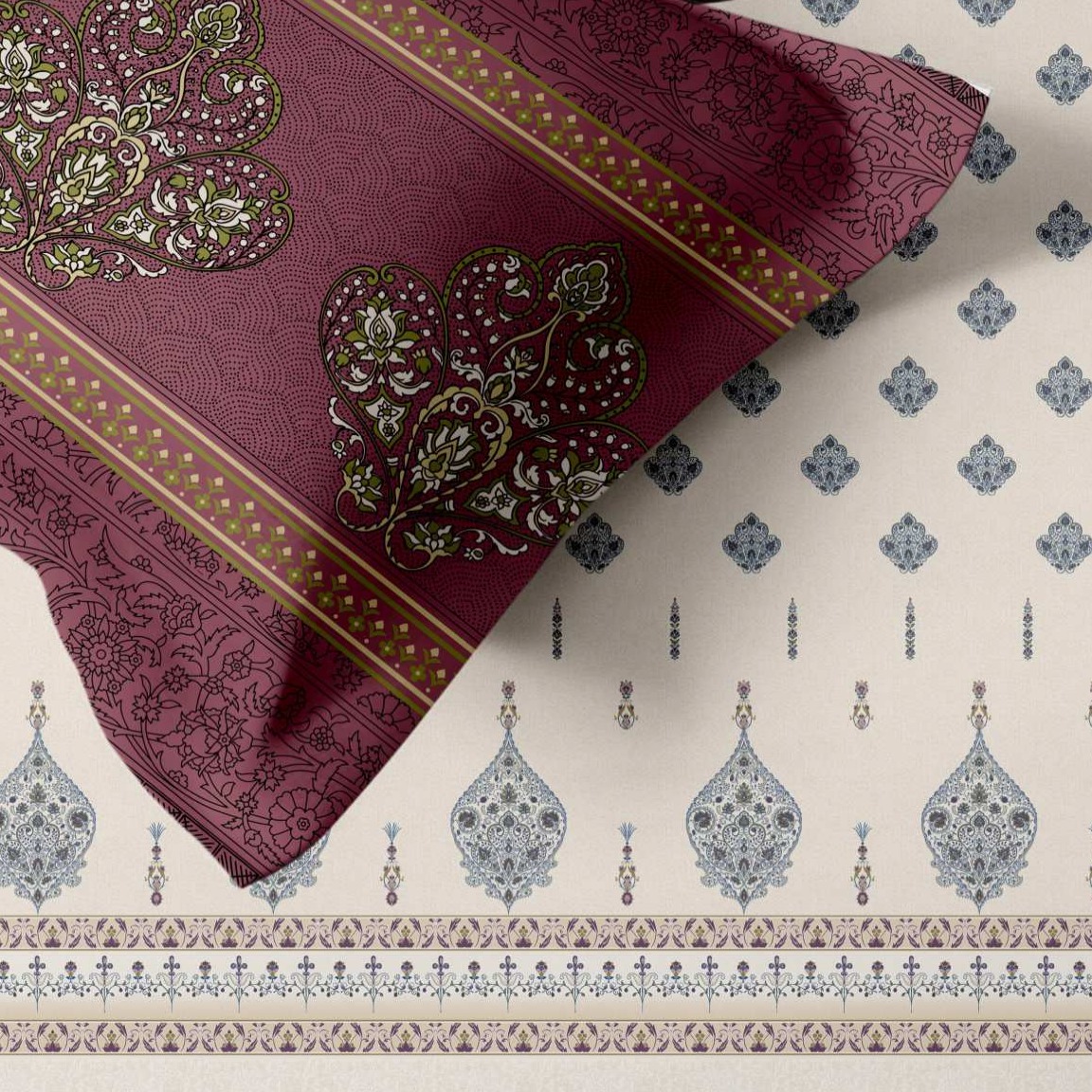 Artistry of India Traditional King-Size Bedsheet Set