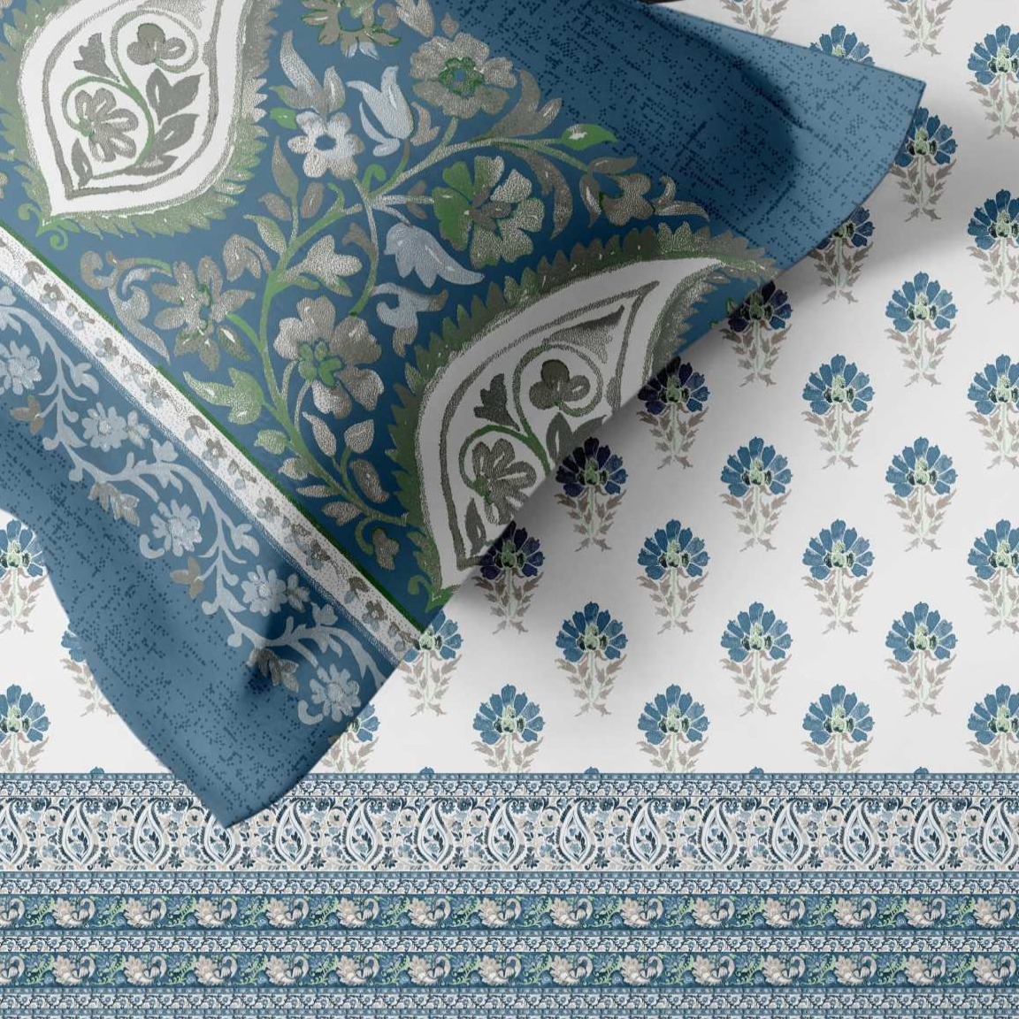 Artistry of India King-Size Bedsheet Set thumbnail