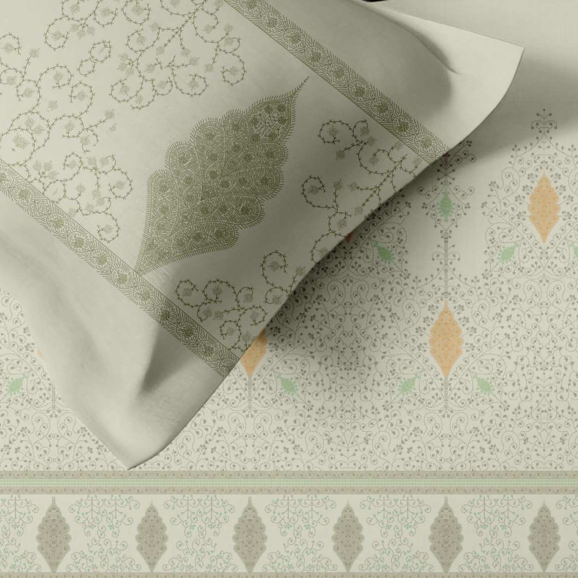 Artistry of India King-Size Bedsheet Set thumbnail